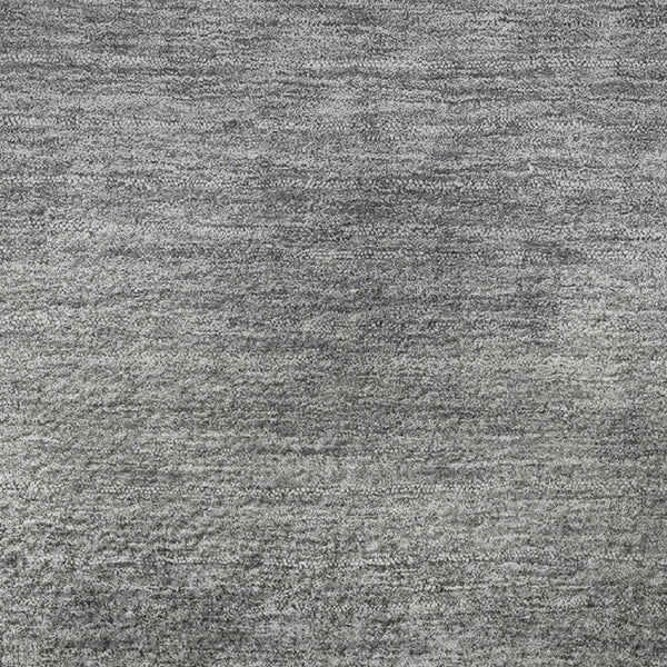 HomeRoots 8' X 10' Silver Gray to Black Ombre Washable Area Rug - Stylish, Durable, UV Protected & Easy Care 710955