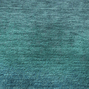 HomeRoots 8' X 10' Ombre Teal & Sky Blue Washable Area Rug with UV Protection for Family-Friendly Spaces 710961