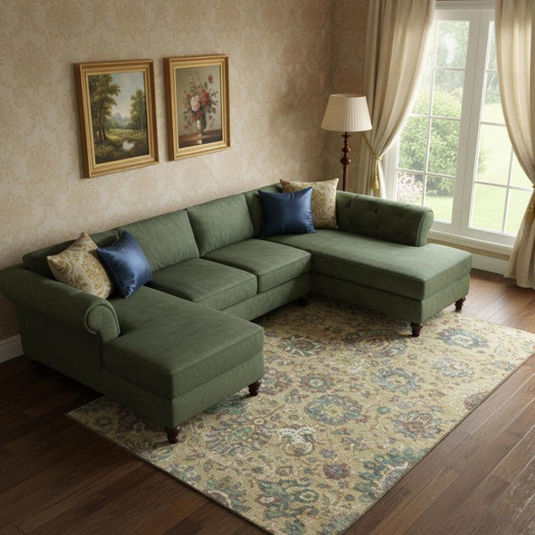 HomeRoots 10' X 14' Elegant Gold Gray Ivory Oriental Area Rug – Washable, UV Protected, Stain-Resistant Style 710981