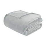 Intelligent Design Microlight Plush Casual Oversized Blanket ID51-828 Grey