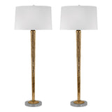 Mercury Glass 37'' High 2-Light Buffet Lamp - Set of 2 - Mercury Gold