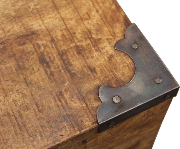 Moti Mateo Trunk End Table - Natural Finish 71107004