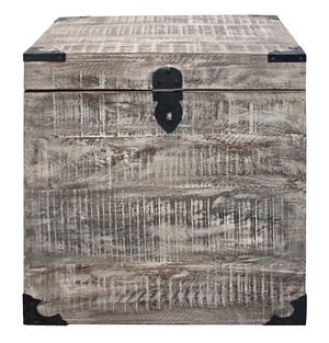 Moti Mateo Trunk End Table - Gray Finish 71107005