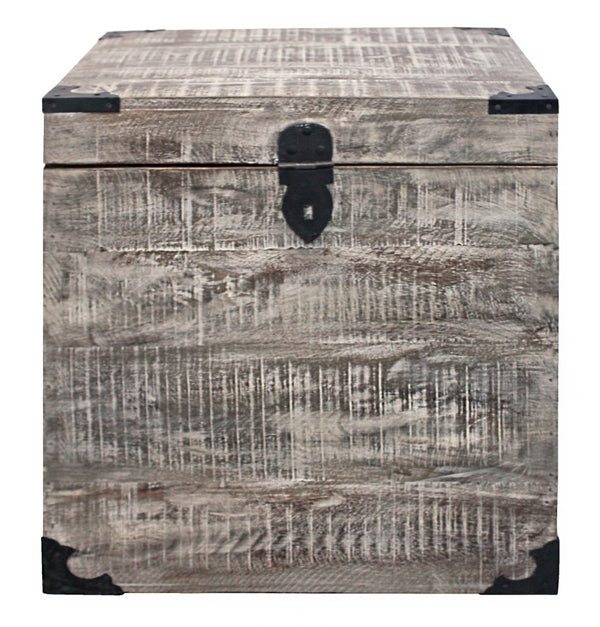 Moti Mateo Trunk End Table - Gray Finish 71107005