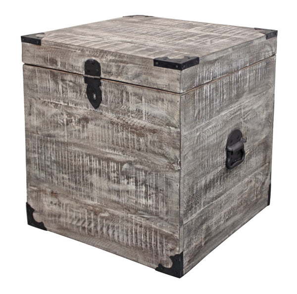 Moti Mateo Trunk End Table - Gray Finish 71107005