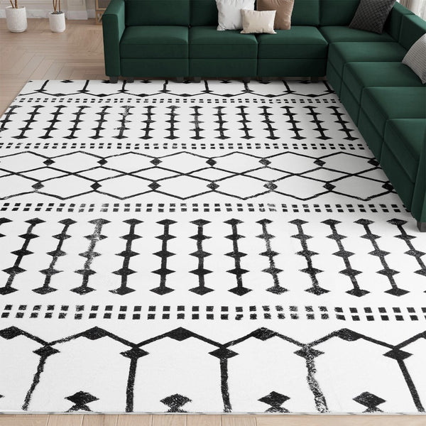 HomeRoots 8' Teal, Pink & Ivory Distressed Medallion Area Rug - Stylish, Durable, Easy-Care Design for Homes 711154