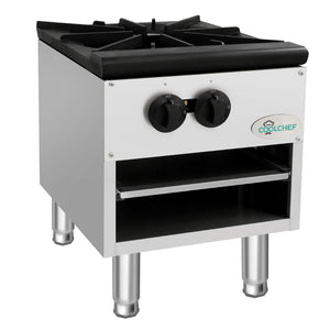 English Elm 80,000 Btu Single Burner Commercial Gas Range for High Volume Stock Pot Cooking W3629P462150