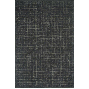 HomeRoots 8' X 10' Blue and Ivory Southwestern Distressed Area Rug – Durable, Stylish, Stain-Resistant Design for Homes 711188