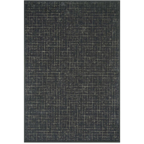 HomeRoots 8' X 10' Blue and Ivory Southwestern Distressed Area Rug – Durable, Stylish, Stain-Resistant Design for Homes 711188