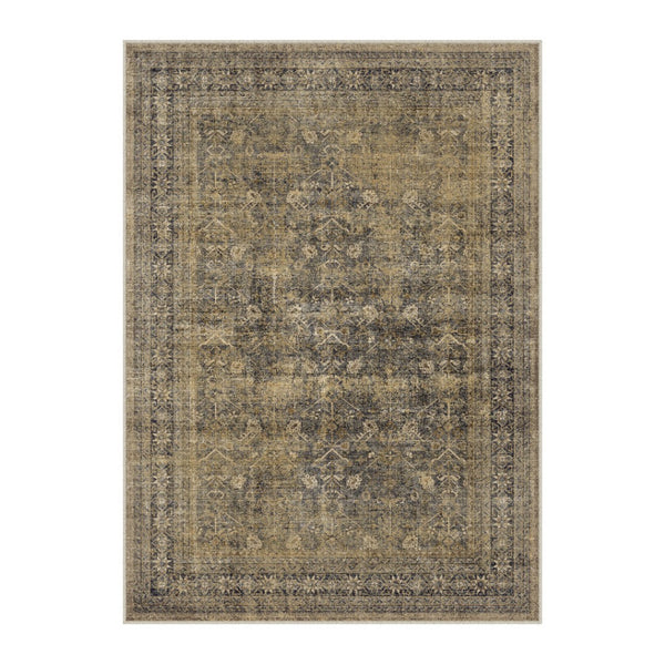 HomeRoots 8' Elegant Brown and Tan Medallion Area Rug - Washable, Stain-Resistant, Perfect for Any Room 8' X 10' 711207