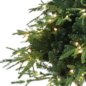 HomeRoots 5' Pre Lit Full Pine Christmas Tree - Stunning Holiday Centerpiece with 300 LED Lights & Natural Look 711222