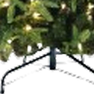 HomeRoots 7.5' Pre Lit Full Pine Christmas Tree - Lifelike, Versatile Decor with Built-In LED Lights & Easy Setup 711225
