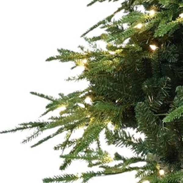 HomeRoots 6' Black Pre-Lit Spruce Christmas Tree – Stunning Modern Décor with 650 LED Lights & Easy Assembly 711226