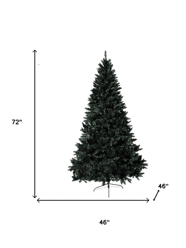 HomeRoots 8' Pre Lit Full Pine Christmas Tree – Lush PVC Foliage, 280 LED Lights & Elegant Ornaments Included! 711227