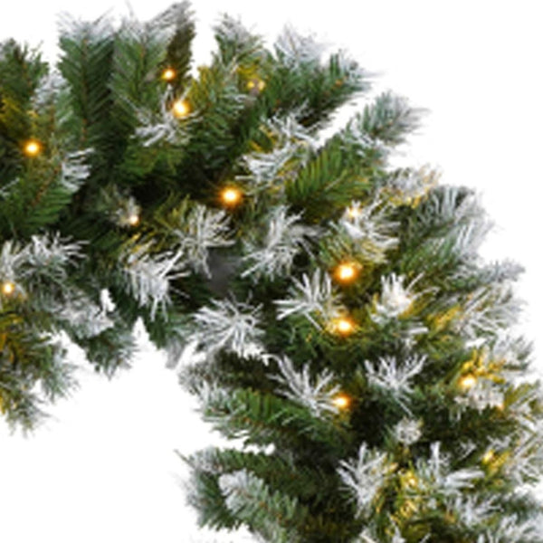 HomeRoots 4' Full Tropical Christmas Tree - Pre-Lit, Decorated, LED Lights & Elegant Ornaments for Festive Cheer 711238