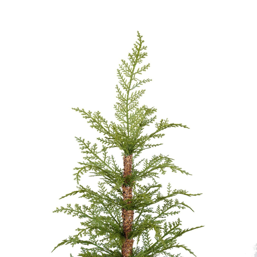 HomeRoots 6' White Pre Lit Tropical Christmas Tree with 250 LED Lights, Decorated for Instant Holiday Cheer 711239