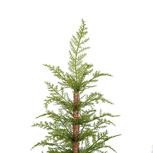 HomeRoots 6' White Pre Lit Tropical Christmas Tree with 250 LED Lights, Decorated for Instant Holiday Cheer 711239