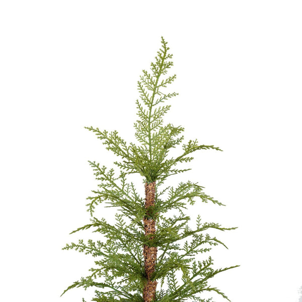 HomeRoots 6' White Pre Lit Tropical Christmas Tree with 250 LED Lights, Decorated for Instant Holiday Cheer 711239