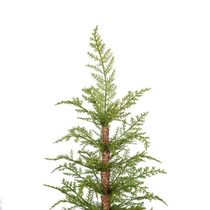 HomeRoots 6' White Pre Lit Tropical Christmas Tree with 250 LED Lights, Decorated for Instant Holiday Cheer 711239