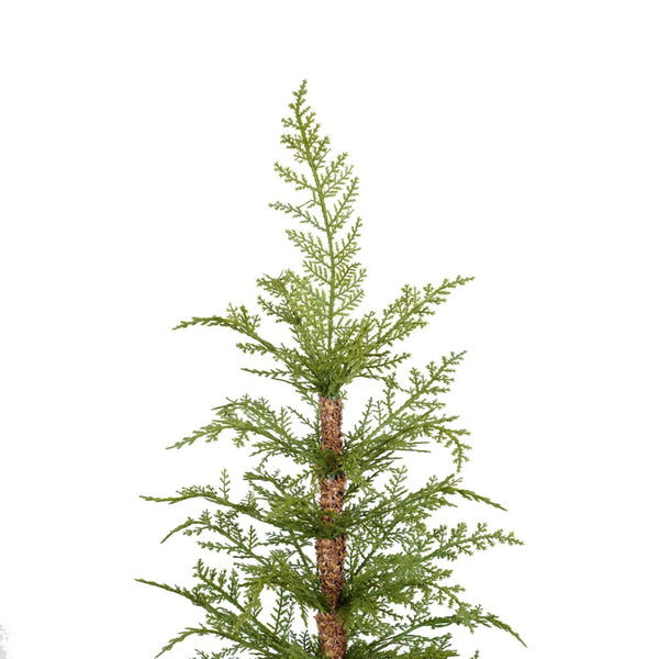 HomeRoots 6' White Pre Lit Tropical Christmas Tree with 250 LED Lights, Decorated for Instant Holiday Cheer 711239