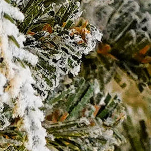 HomeRoots 5' Pre-Lit White Tropical Christmas Tree with Decorations - Effortless Setup & Stunning Display! 711240