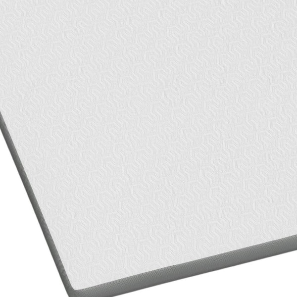 HomeRoots 3" White Gel Memory Foam Mattress Topper – Enhance Sleep Quality with Cooling Comfort & Support King 711917