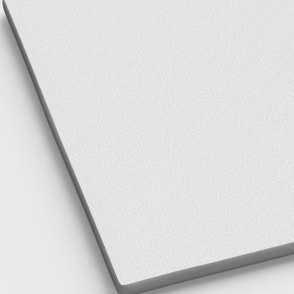 HomeRoots 3" White Gel Memory Foam Mattress Topper – Enhance Sleep Quality with Cooling Comfort & Support King 711917