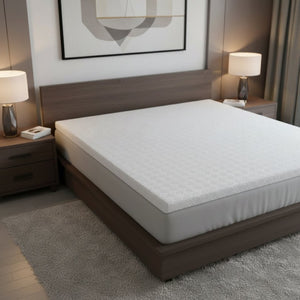 HomeRoots 75" Premium Memory Foam Mattress Topper with Removable Cover for Ultimate Sleep Comfort & Support Extra-long Twin 711953
