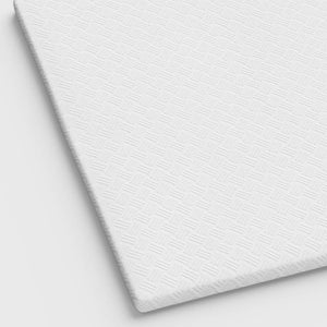 HomeRoots 75" Premium Memory Foam Mattress Topper with Removable Cover for Ultimate Sleep Comfort & Support King 711956