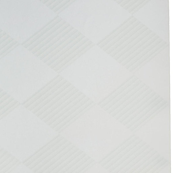 HomeRoots 6' Modern Green and Ivory Geometric Area Rug - Washable, Stain-Resistant, Ideal for High-Traffic Spaces 6' X 9' 712039