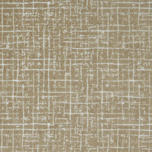 HomeRoots 6' Gold and Ivory Abstract Geometric Distressed Area Rug - Stylish, Washable, and Easy Care Solution 6' X 9' 712071