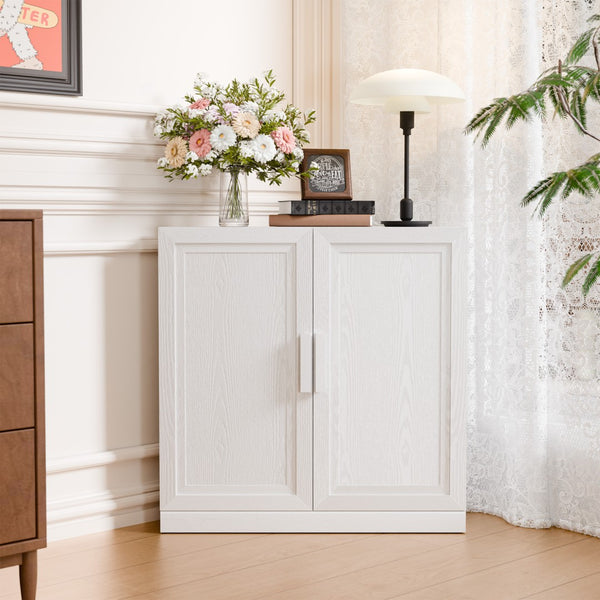 HomeRoots 31" Brown Wood Corner Accent Cabinet – Stylish Storage Solution for Small Spaces & Décor Display 712117