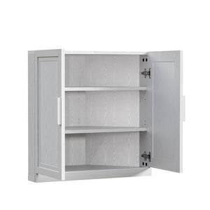 HomeRoots 31" Brown Wood Corner Accent Cabinet – Stylish Storage Solution for Small Spaces & Décor Display 712117