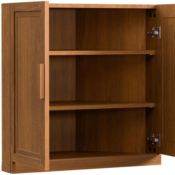 HomeRoots 31" White Wood Corner Accent Cabinet - Stylish Space-Saving Storage Solution for Any Room 712124