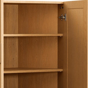 HomeRoots 31" Black Wood Corner Accent Cabinet – Stylish Space-Saving Storage with Two Doors for Any Room 712126