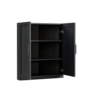 HomeRoots 31" Brown Wood Corner Accent Cabinet - Stylish Storage Solution for Any Room, Space-Saving Design! 712127