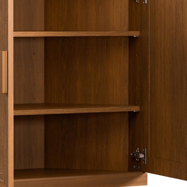 HomeRoots 31" Elegant White Wood Corner Accent Cabinet - Space-Saving Storage Solution for Any Room Decor 712128