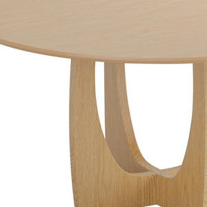 HomeRoots 45" Black Solid Wood Round Dining Table with Mirrored Double Pedestal Base for Elegant Dining Experience 712148
