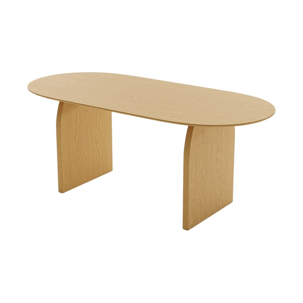 HomeRoots 42" Brown Solid Wood Round Dining Table with Pedestal Base - Perfect for Cozy Spaces & Entertaining 712163