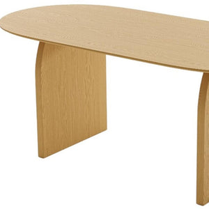 HomeRoots 42" Brown Solid Wood Round Dining Table with Pedestal Base - Perfect for Cozy Spaces & Entertaining 712163