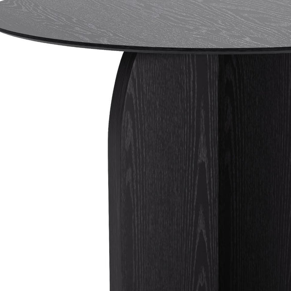 HomeRoots 42" Beige Solid Wood Round Dining Table with Pedestal Base - Perfect for Modern & Classic Homes! 712165