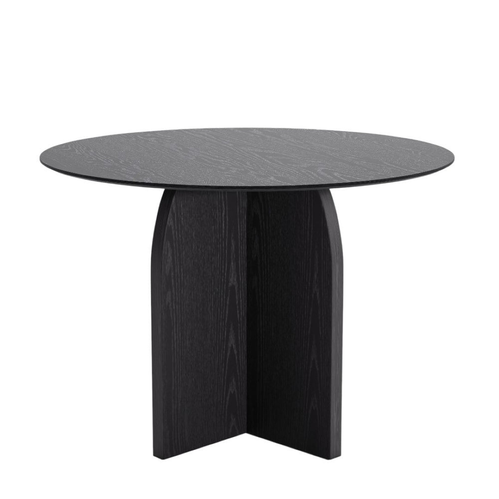 HomeRoots 42" Beige Solid Wood Round Dining Table with Pedestal Base - Perfect for Modern & Classic Homes! 712165