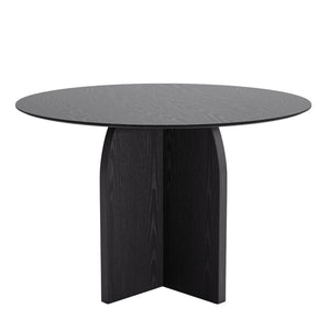 HomeRoots 45" Beige Solid Wood Round Dining Table with Pedestal Base - Stylish Centerpiece for Any Home 712168
