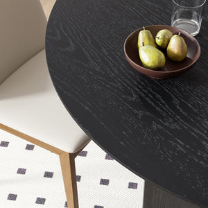 HomeRoots 45" Beige Solid Wood Round Dining Table with Pedestal Base - Stylish Centerpiece for Any Home 712168