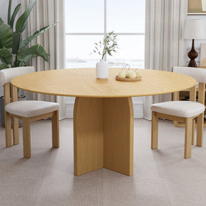 HomeRoots 78" Black Solid Wood Oval Dining Table - Elegant Design for Everyday Meals & Gatherings, Seats More! 712173
