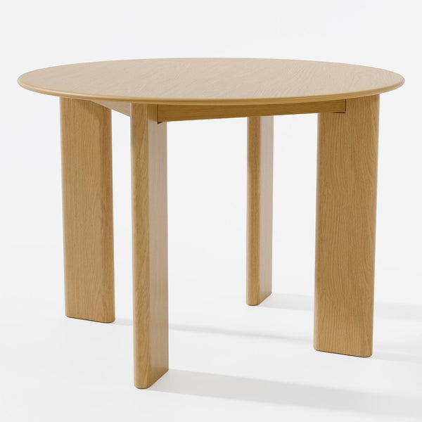 HomeRoots 45" Brown Solid Wood Round Top Dining Table - Timeless Design for Cozy Meals, Entertaining & Work 712177