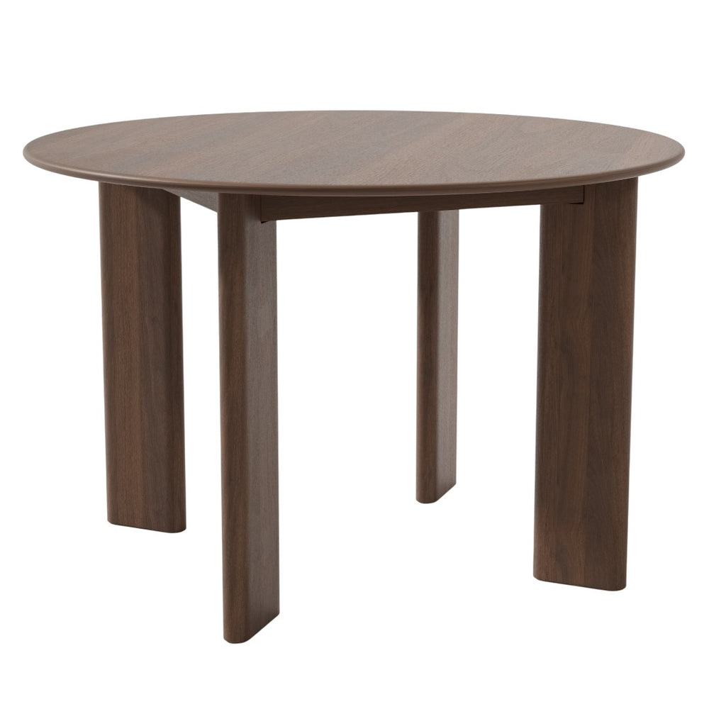 HomeRoots 45" Black Solid Wood Round Dining Table - Elegant Design for Modern & Traditional Spaces, Durable! 712178