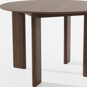 HomeRoots 45" Black Solid Wood Round Dining Table - Elegant Design for Modern & Traditional Spaces, Durable! 712178