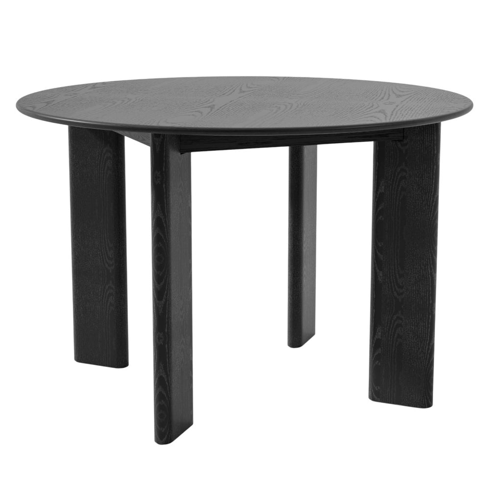 HomeRoots 45" Beige Solid Oak Round Dining Table - Timeless Style for Family Meals, Entertaining & Workspaces 712179
