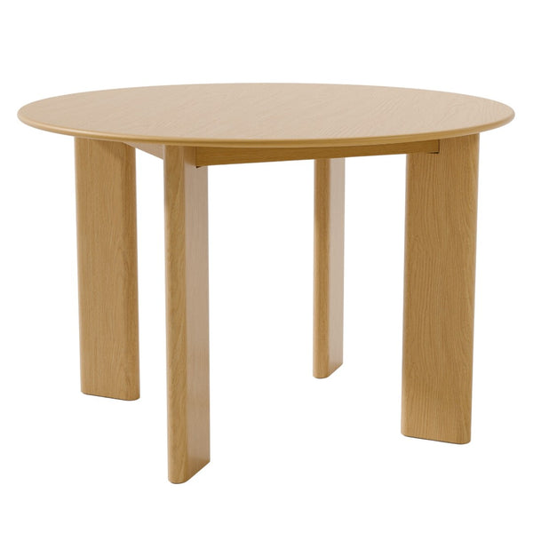 HomeRoots 51" Brown Solid Wood Round Dining Table - Timeless Design for Family Meals, Entertaining & Versatility 712180